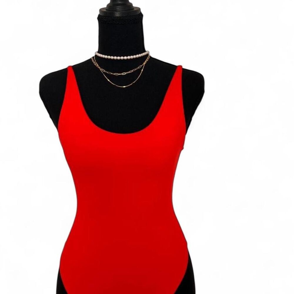 Red Bodysuit Women’s Small